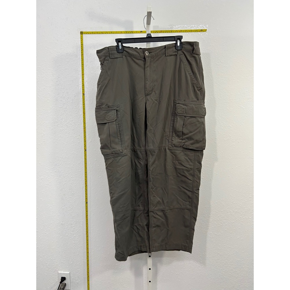 Duluth Trading Co Mens Gray Nylon Cargo Pants XL x‎ 30 Relaxed Fit Outdoor Work